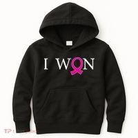I Won Defeat Breast Cancer Survivor Kids Hoodie thumb 0