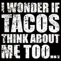 I Wonder if Tacos Think About Me Too Kids Hoodie thumb 5