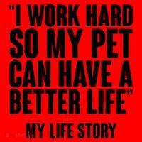 I Work Hard For My Pet My Life Story Santa Hat thumb 1
