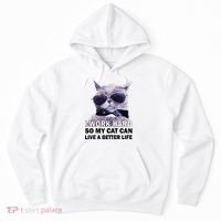 I Work Hard So My Cat Cat Live A Better Life Hoodie thumb 0