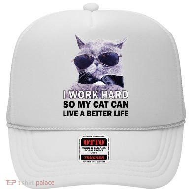 I Work Hard So My Cat Cat Live A Better Life Hat