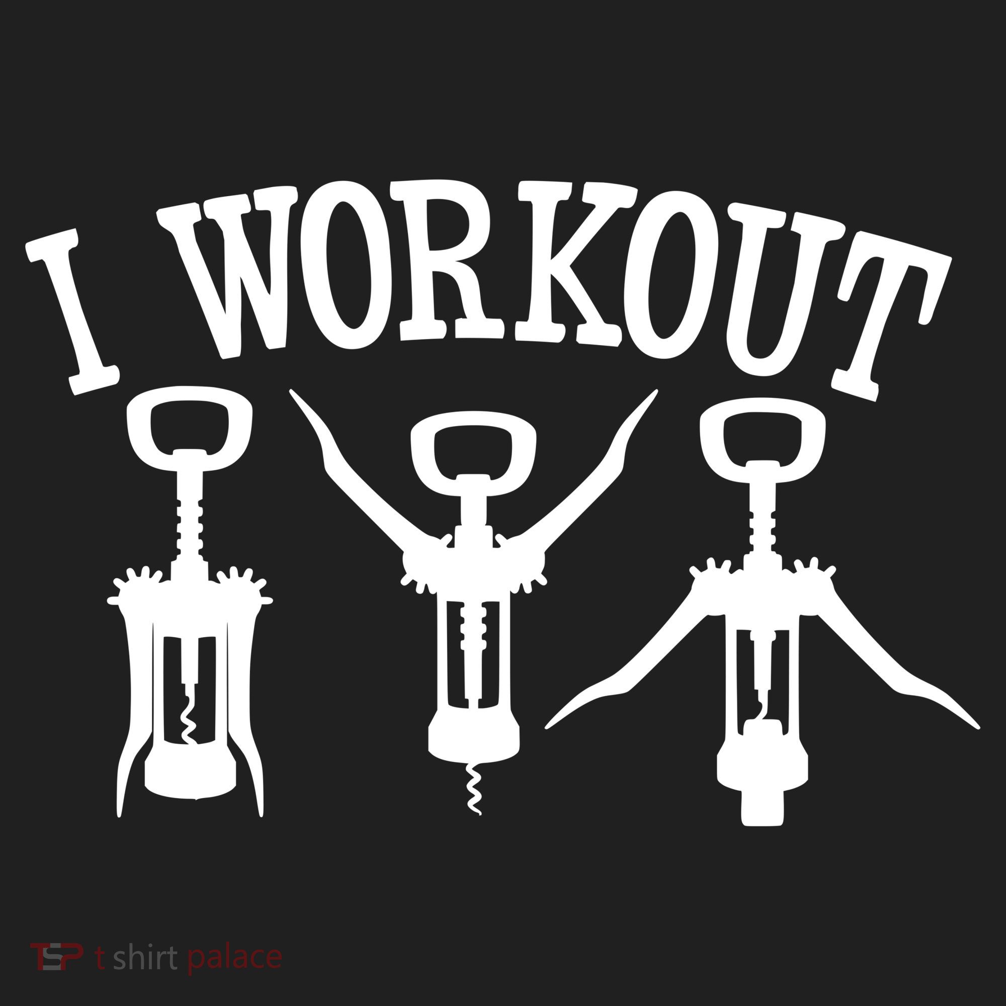 I Work Out Funny Bottle Opener Women's Sweatshirt
