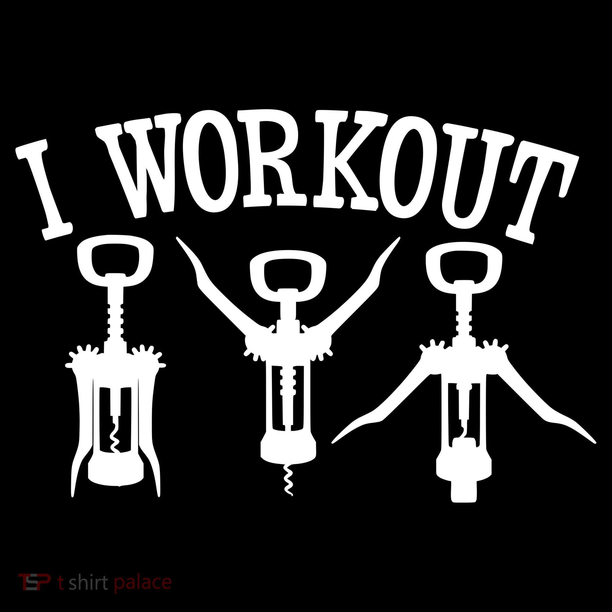 I Work Out Funny Bottle Opener Coaster
