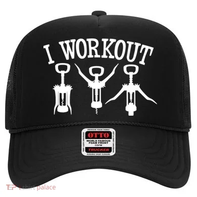I Work Out Funny Bottle Opener Hat