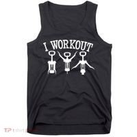 I Work Out Funny Bottle Opener Tank Top thumb 0