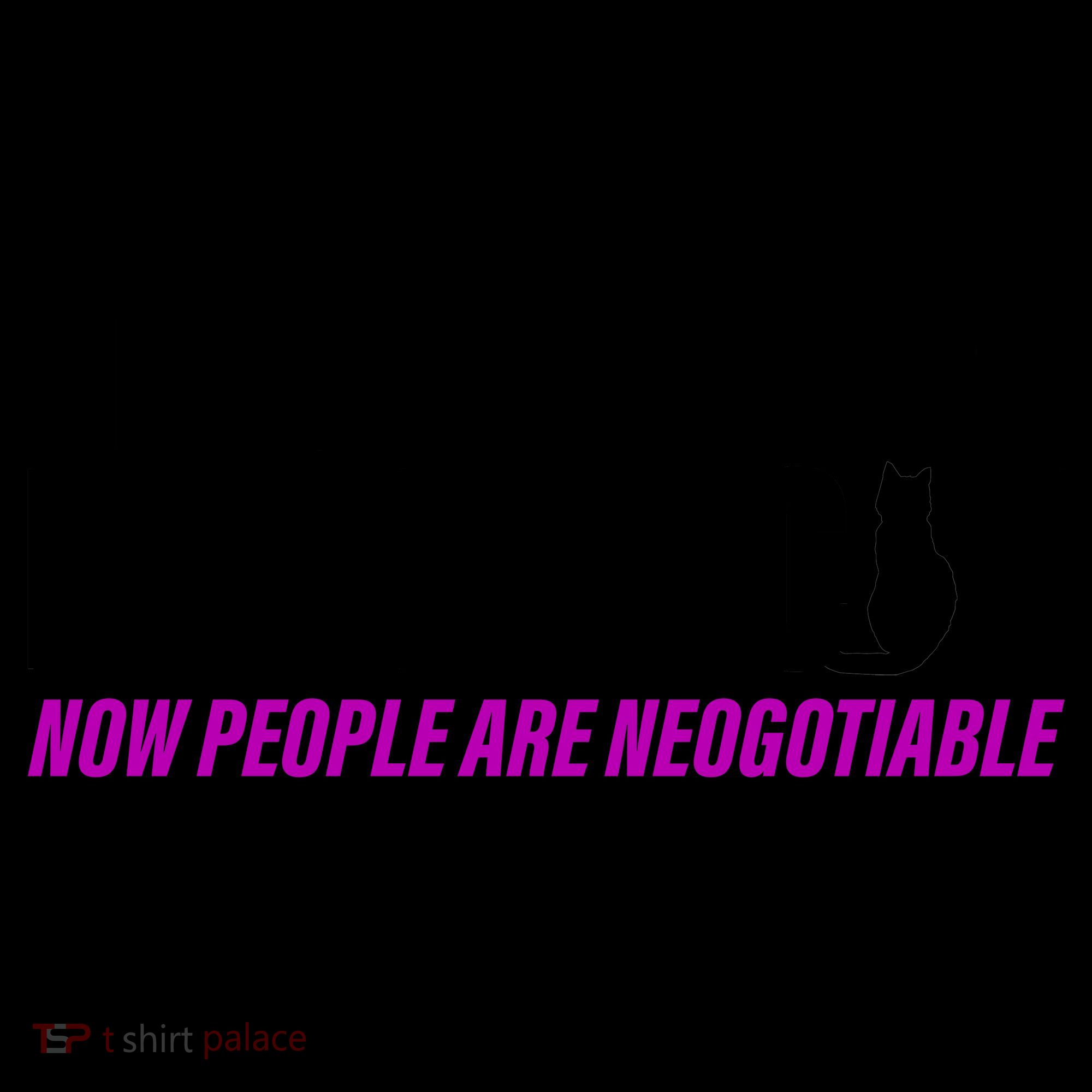 I Would Never Harm A Cat Now People Are Negotiable Coffee Mug