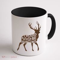 I Would Rather Be Hunting Coffee Mug thumb 1