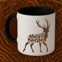 I Would Rather Be Hunting Coffee Mug thumb 2