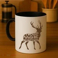 I Would Rather Be Hunting Coffee Mug thumb 4