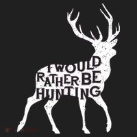 I Would Rather Be Hunting Hat thumb 2