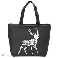 I Would Rather Be Hunting Tote Bag thumb 0