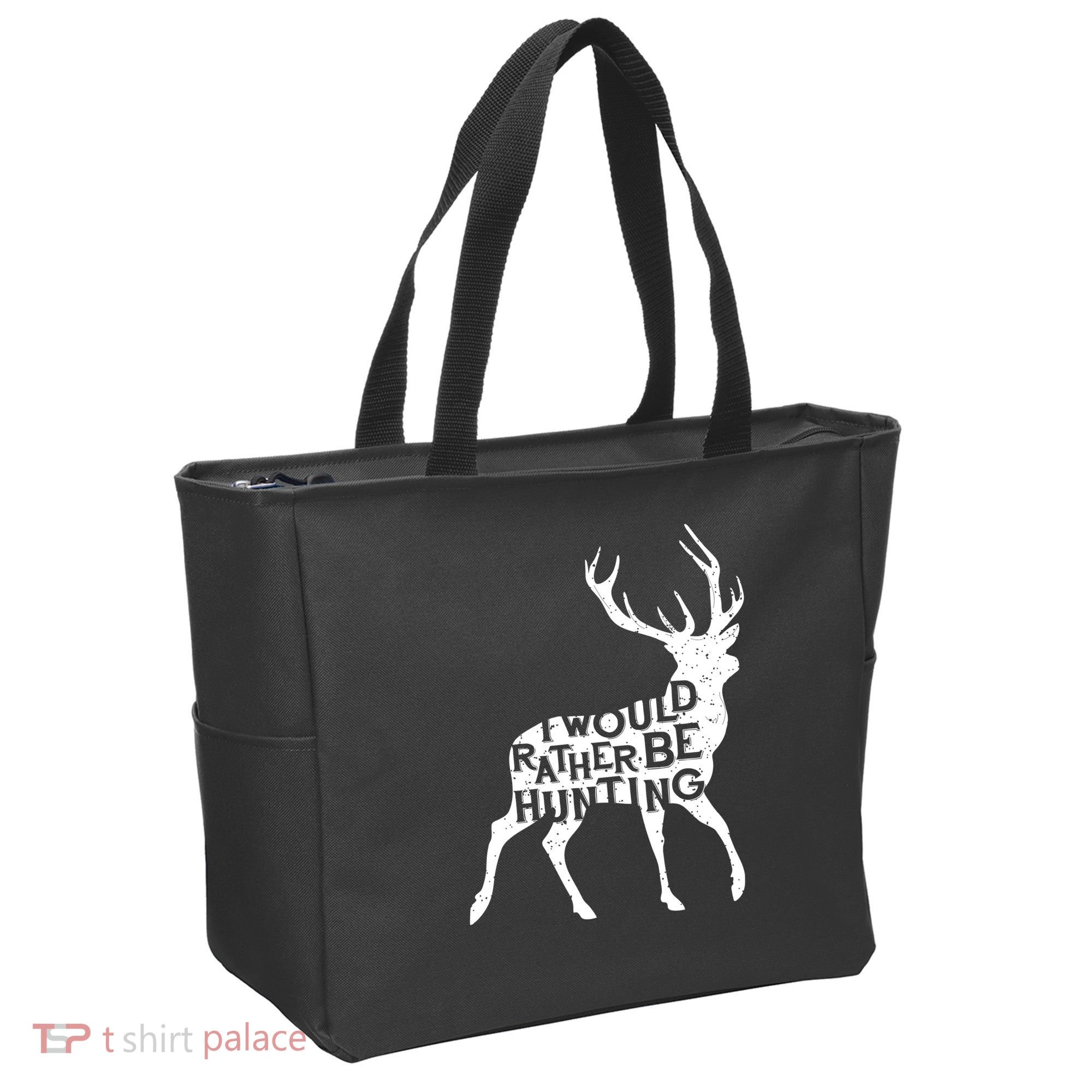 I Would Rather Be Hunting Tote Bag