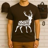 I Would Rather Be Hunting T-Shirt thumb 6