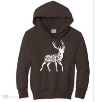 I Would Rather Be Hunting Kids Hoodie thumb 0