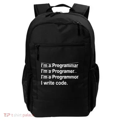 I Write Code Backpack
