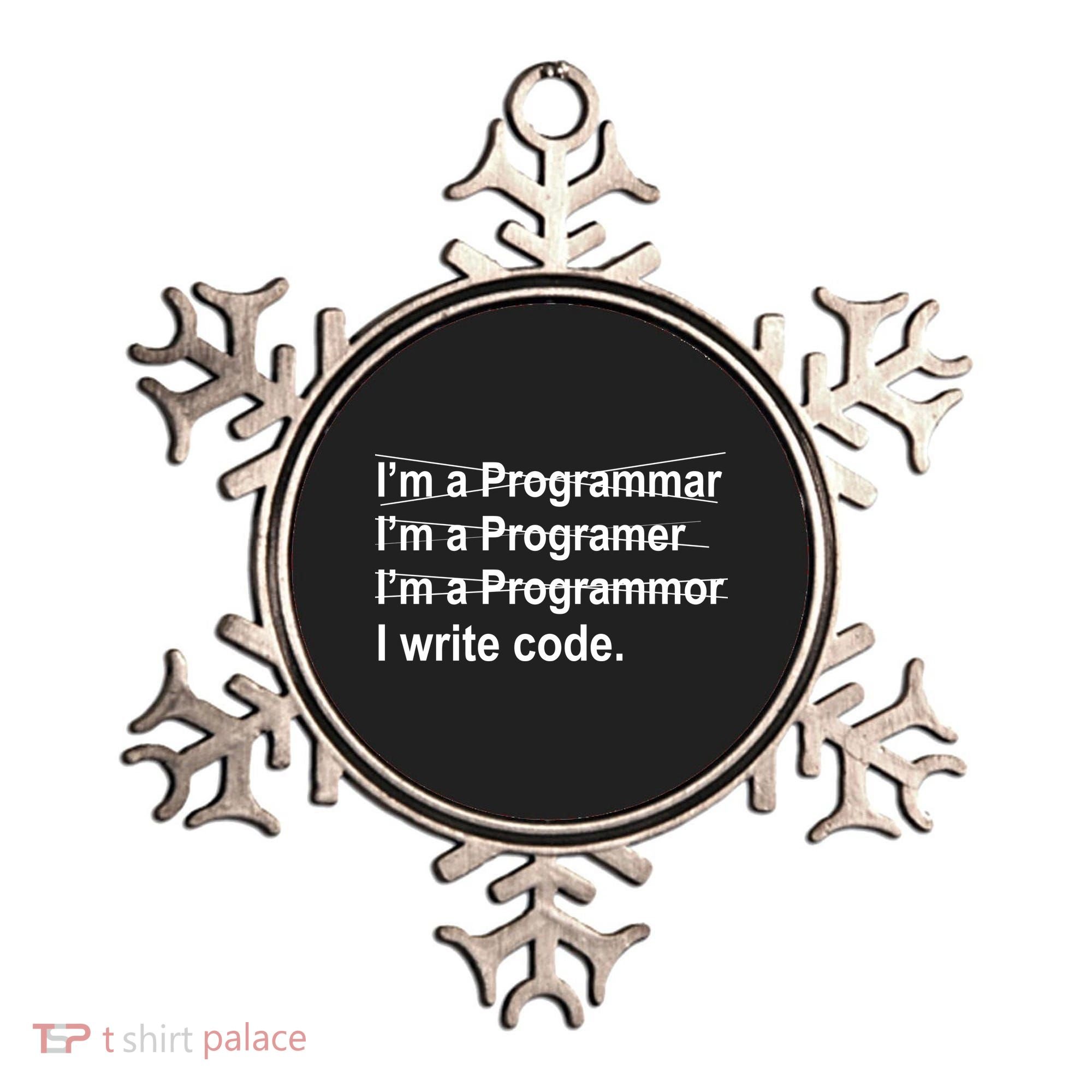 I Write Code Ornament