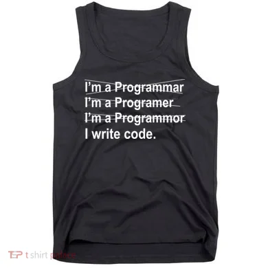 I Write Code Tank Top