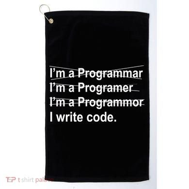I Write Code Golf Towel