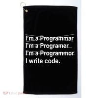 I Write Code Golf Towel thumb 0