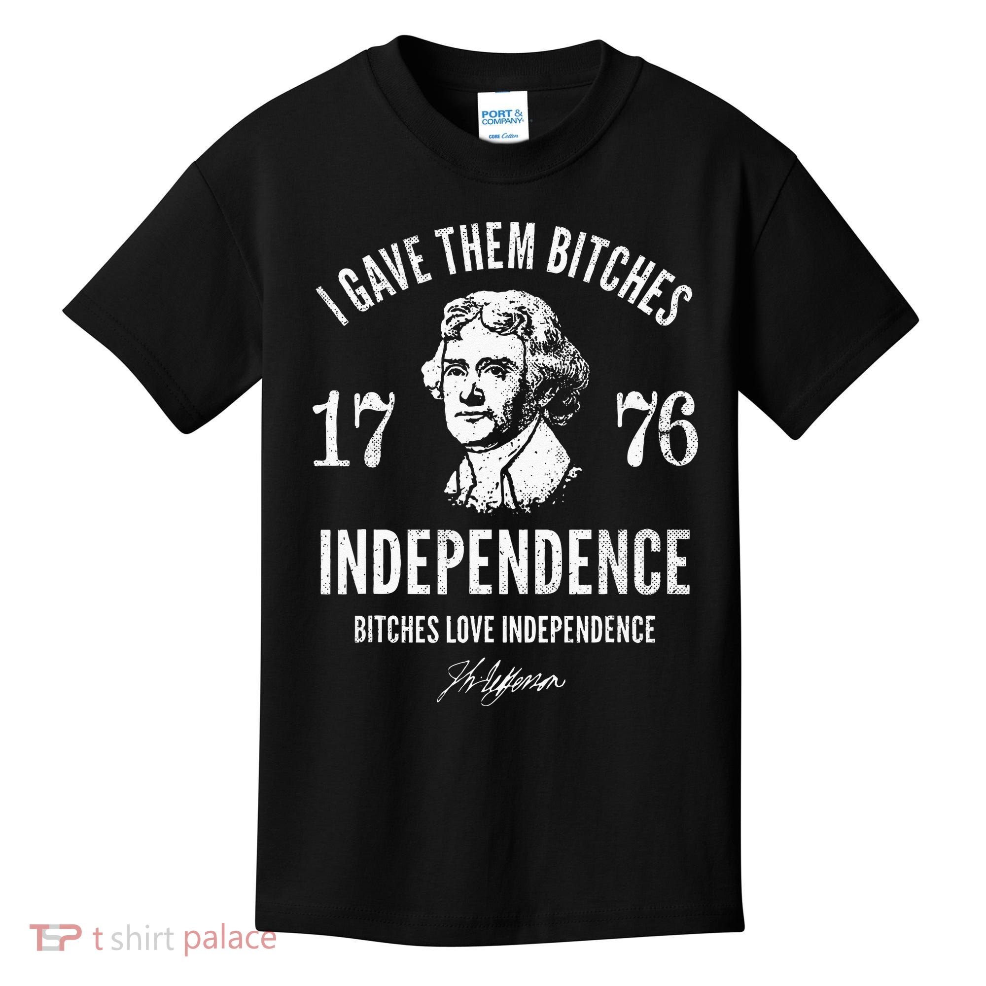 Independence 1776 I Gave Them Independence Kids T-Shirt