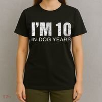 I'm 10 In Dog Years Funny 70th Birthday Gift shirt T-Shirt thumb 4
