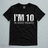 I'm 10 In Dog Years Funny 70th Birthday Gift shirt T-Shirt thumb 5