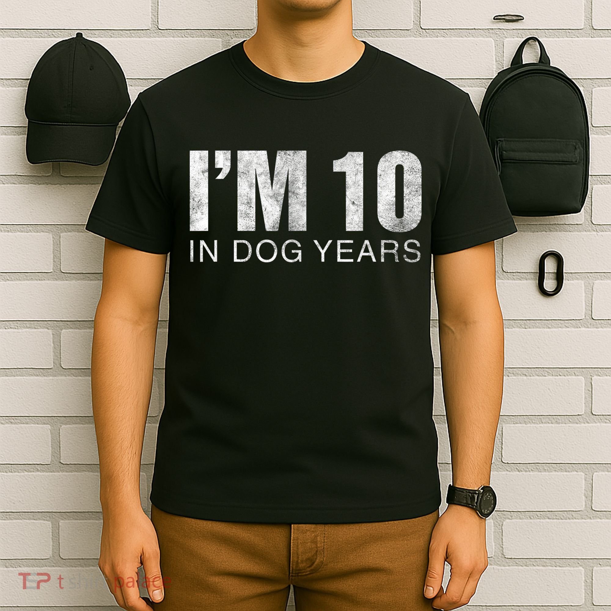 I'm 10 In Dog Years Funny 70th Birthday Gift shirt T-Shirt
