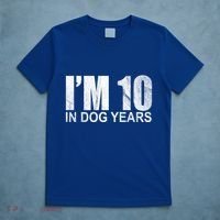 Im 10 In Dog Years Funny Birthday T-Shirt thumb 5