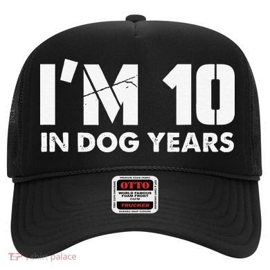 Im 10 In Dog Years Hilarious 70th Bday Hat