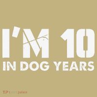 Im 10 In Dog Years Hilarious 70th Bday Mousepad thumb 1