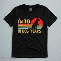I'm 10 In Dog Years 70th Birthday Vintage Funny 70 Year Old T-Shirt thumb 5