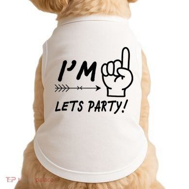 I'm 1 Lets Party! Doggie Tank