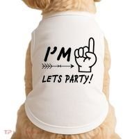 I'm 1 Lets Party! Doggie Tank thumb 0