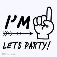 I'm 1 Lets Party! Toddler T-Shirt thumb 4