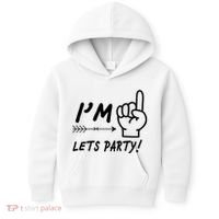 I'm 1 Lets Party! Kids Hoodie thumb 0