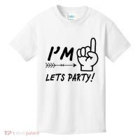 I'm 1 Lets Party! Kids T-Shirt thumb 0