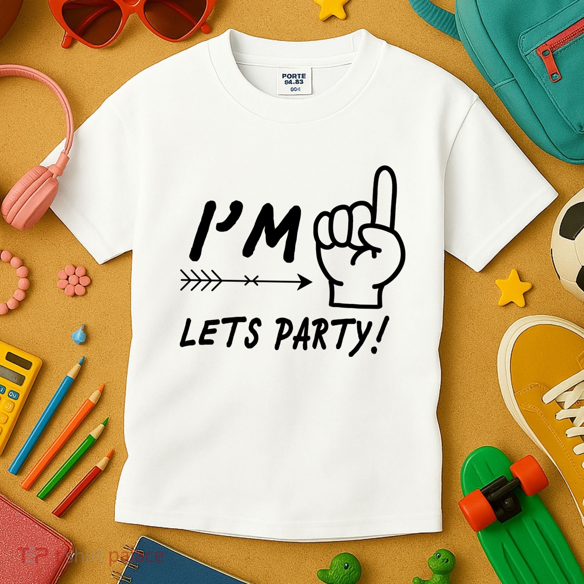 I'm 1 Lets Party! Kids T-Shirt