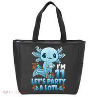 I'm 11 Let's Party A Lotl 11th Birthday 11 Year Old Axolotl  Tote Bag thumb 0