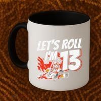 Im 13 Race Car Lets Roll 13th Birthday Go Kart Coffee Mug thumb 2