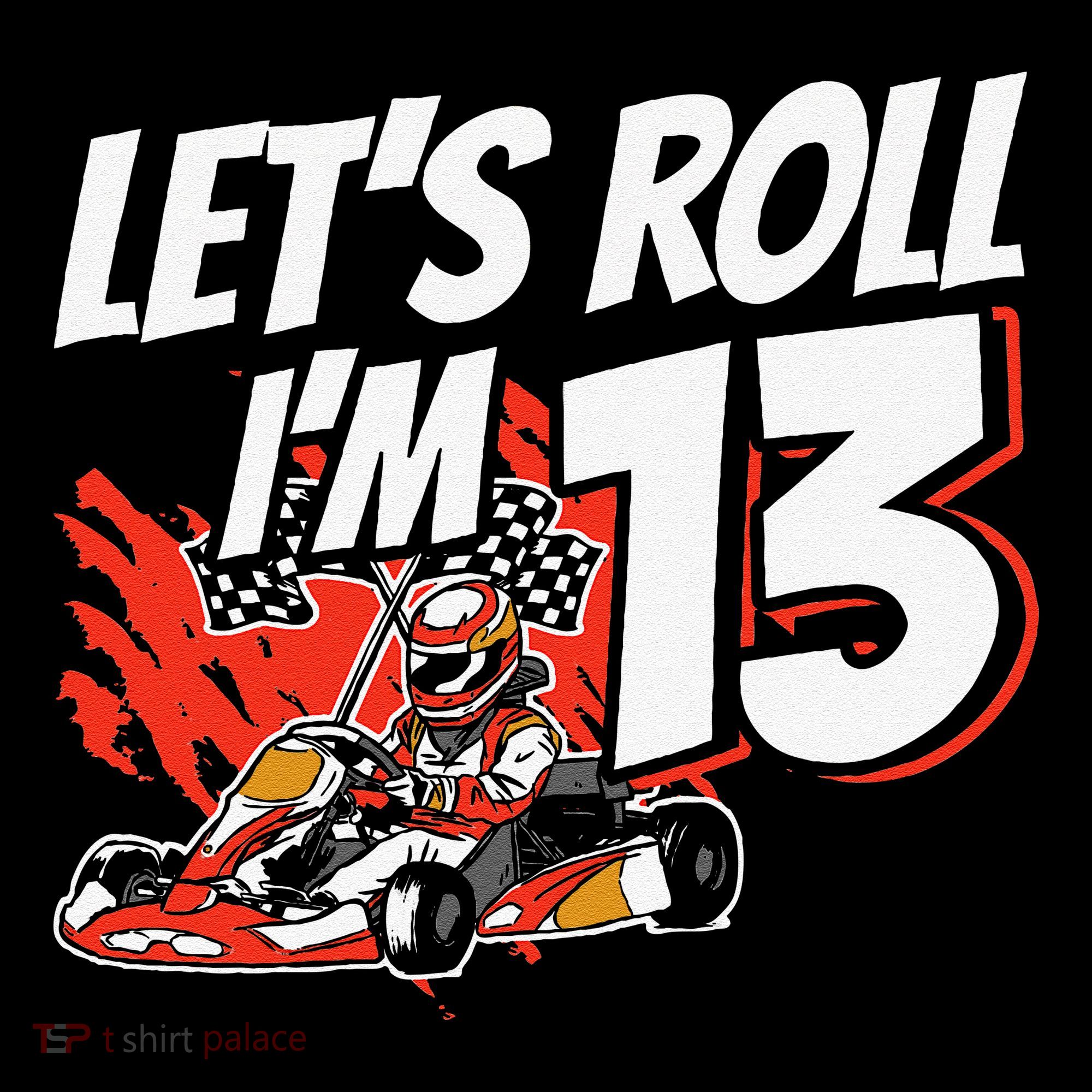 Im 13 Race Car Lets Roll 13th Birthday Go Kart Coffee Mug