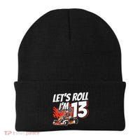 Im 13 Race Car Lets Roll 13th Birthday Go Kart Beanie thumb 0
