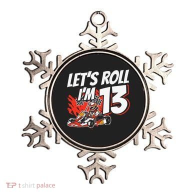 Im 13 Race Car Lets Roll 13th Birthday Go Kart Ornament