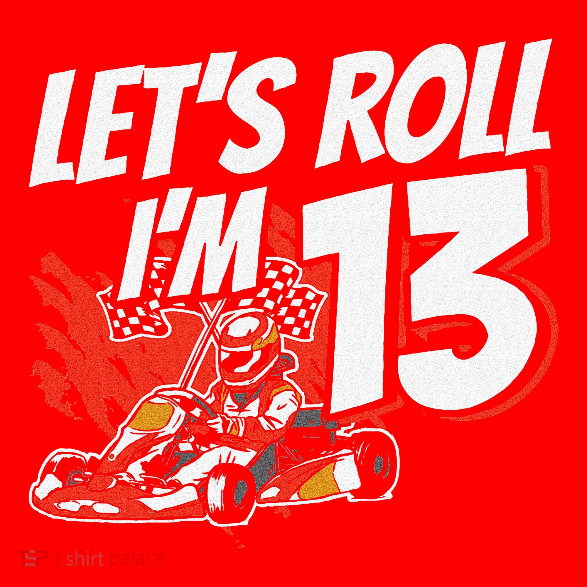 Im 13 Race Car Lets Roll 13th Birthday Go Kart Santa Hat