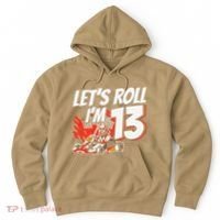 Im 13 Race Car Lets Roll 13th Birthday Go Kart Hoodie thumb 0