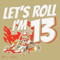 Im 13 Race Car Lets Roll 13th Birthday Go Kart Long Sleeve Shirt thumb 2