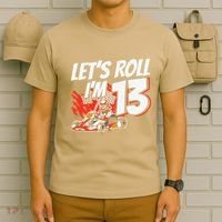 Im 13 Race Car Lets Roll 13th Birthday Go Kart T-Shirt thumb 6