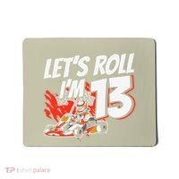 Im 13 Race Car Lets Roll 13th Birthday Go Kart Mousepad thumb 0