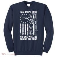 IM 1776 Sure No One Is Taking My Guns Pro Gun Usa Flag Sweatshirt thumb 0
