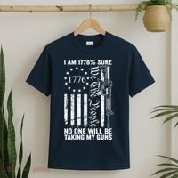 IM 1776 Sure No One Is Taking My Guns Pro Gun Usa Flag T-Shirt thumb 2