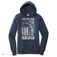 IM 1776 Sure No One Is Taking My Guns Pro Gun Usa Flag Women's Hoodie thumb 0